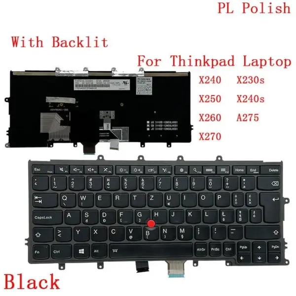 Lenovo ThinkPad Backlit Keyboard for X240 to X270 - Image 14