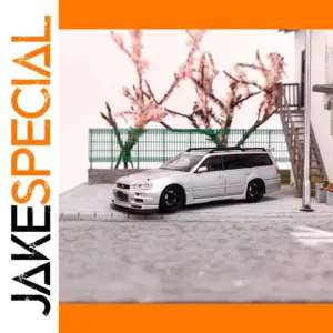 Diecast 1:64 Nissan R34 Stagea Model Car
