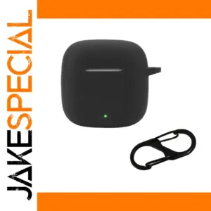 Wireless Earbud Charging Case with Carabiner