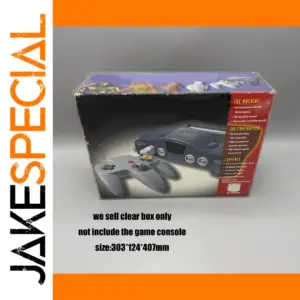 Clear Protective PET Cover for Nintendo 64 N64