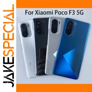 Xiaomi Poco F3 5G Glass Back Cover with Camera Lens