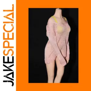 1/6 Scale Pink Knit Sweater for Action Figures
