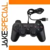 Wired Black Controller for PS3 and PC