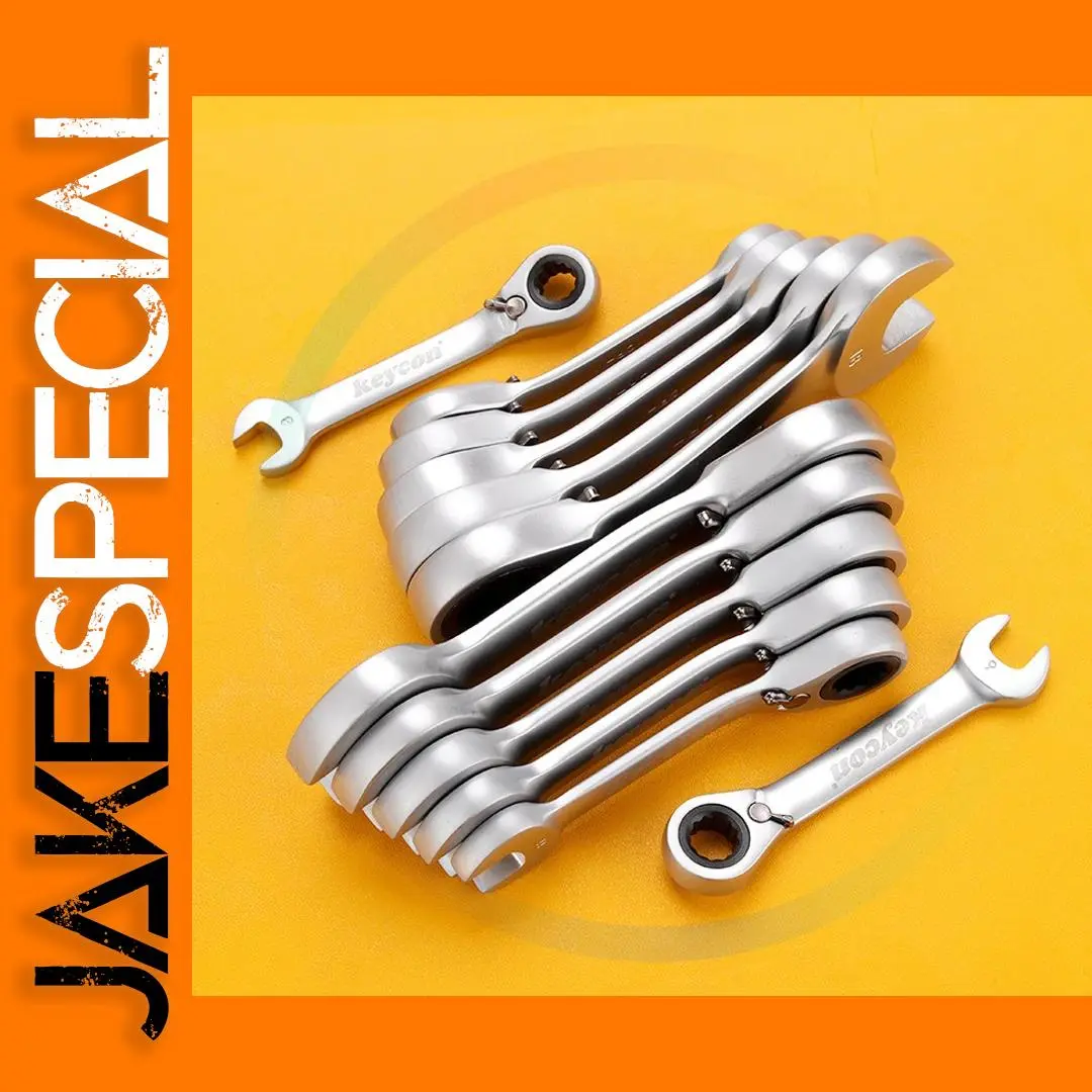 8-14mm Double-Ended Ratchet Wrench BS028 1 8-14mm Double-Ended Ratchet Wrench BS028