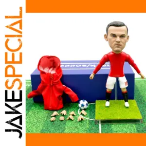 Soccer Player Figurine with Accessories