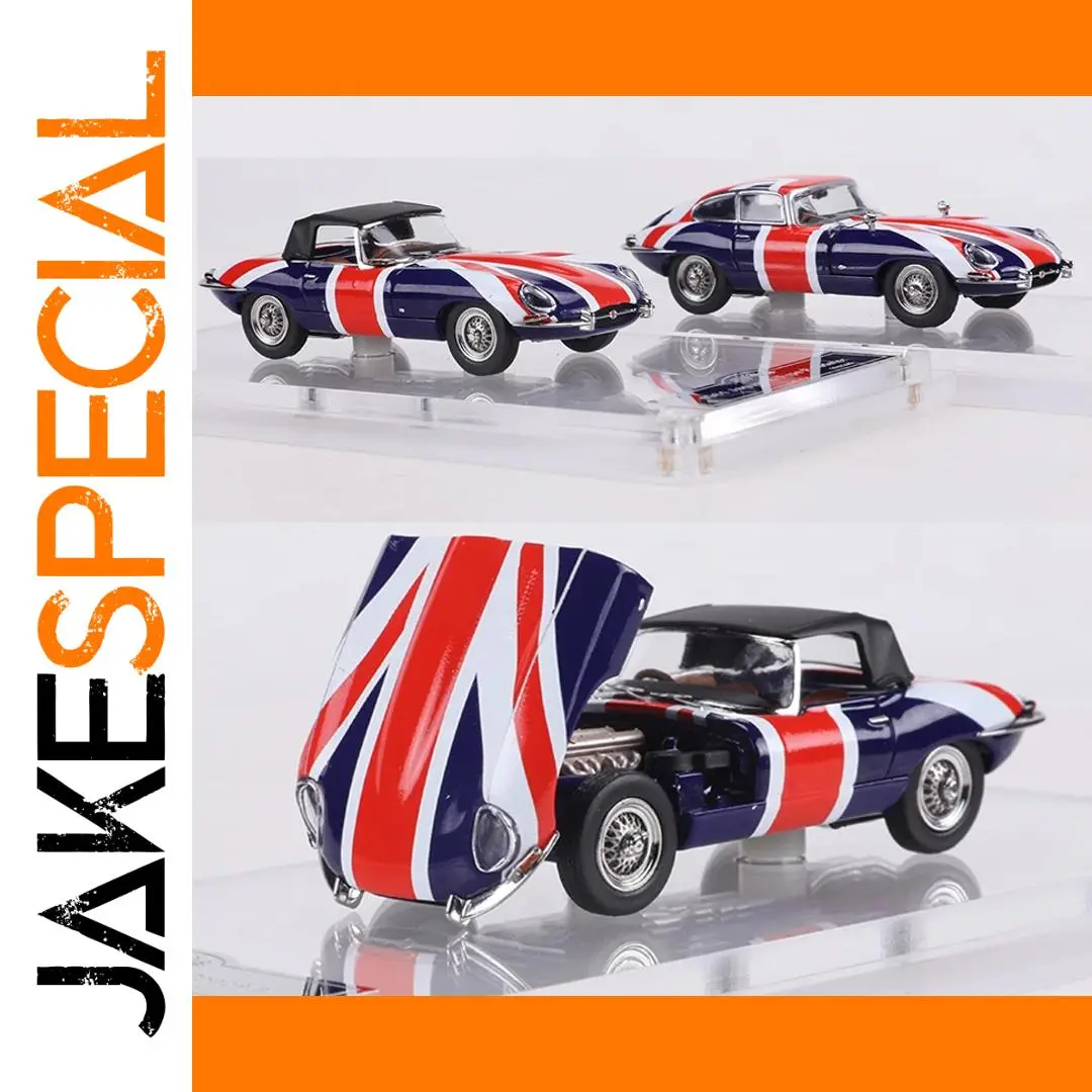 1961 Jaguar E-Type Alloy Model Car 1:64 Scale 1 1961 Jaguar E-Type Alloy Model Car 1:64 Scale