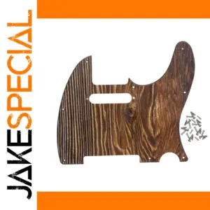 FLEOR Wood Grain Guitar Pickguard with Screws