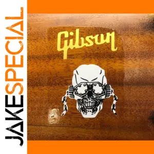 3-Pack Gibson Skull Decals for Guitar Headstock