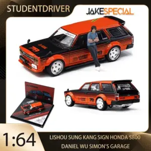 StudentDriver & Kiloworks 1:64 Honda S800 Diecast Model
