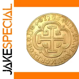 1725 Antique Style 4 Escudos Coin Replica