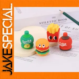 Mini Food-Themed Mechanical Pencil Sharpener Set