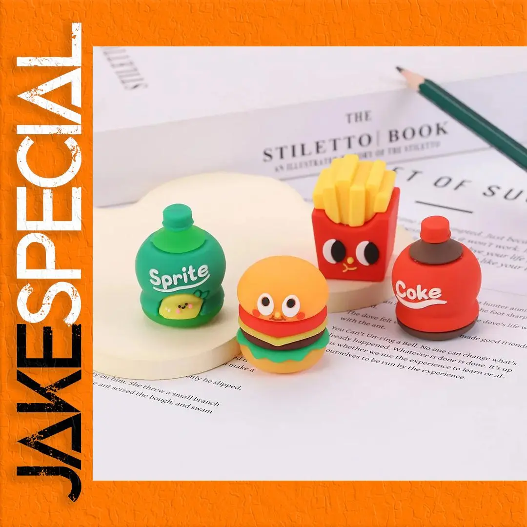 Mini Food-Themed Mechanical Pencil Sharpener Set 1 Mini Food-Themed Mechanical Pencil Sharpener Set