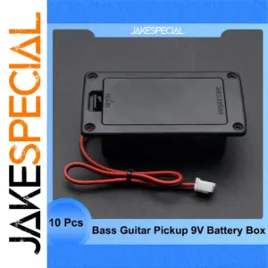 Set of 10 Durable 9V Battery Holders for Bass