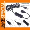 USB 2.0 Extension Cable with Switch, 2m Black