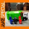 1:50 Scale Vintage Green Garbage Sanitation Truck