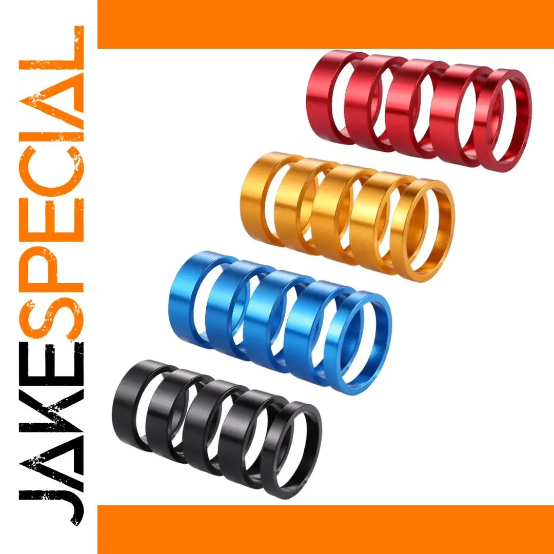 Aluminum Alloy Bicycle Headset Washers Set 1 Aluminum Alloy Bicycle Headset Washers Set