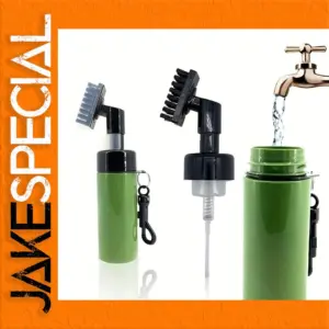 Golf Club Cleaner with Detachable Brush and Lanyard