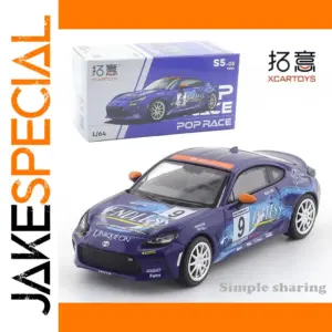 XCARTOYS 1:64 Blue Sports Car Model
