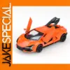 Vibrant Orange Diecast Sports Car Model