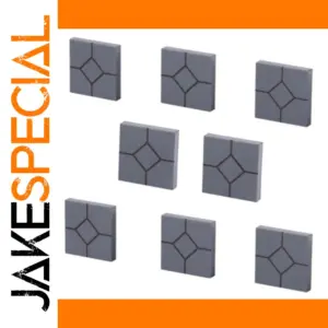 Matte Gray Building Block Set of 8