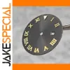 24.2MM Black Gold Watch Dial for NH05/NH06