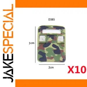 Military-Themed Building Block Shields Set of 10