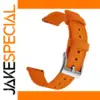 Vibrant Orange Canvas Quick Release Watch Band