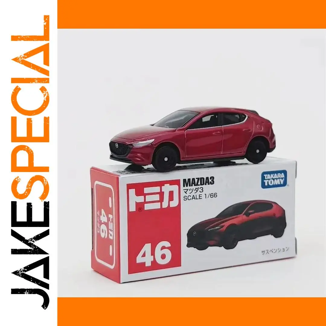 Mazda 3 Diecast Model in Glossy Red Finish 1 Mazda 3 Diecast Model in Glossy Red Finish