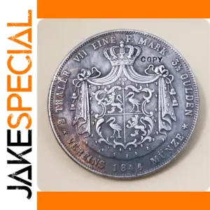 1844 German Replica Coin - Reuss-Obergreiz Thaler