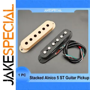 Stacked Pickup for ST Guitar with Alnico 5 Magnets