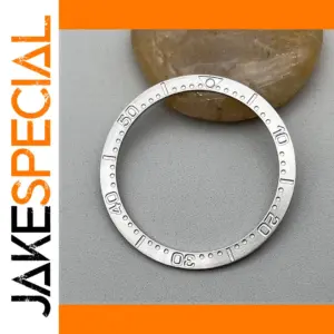 38mm Steel Watch Bezel Insert for Seiko Models