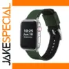 Army Green Silicone Strap for Apple Watch