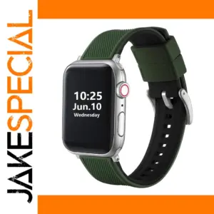 Army Green Silicone Strap for Apple Watch