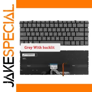 HP ENVY 15 X360 Replacement Keyboard Gray Backlit