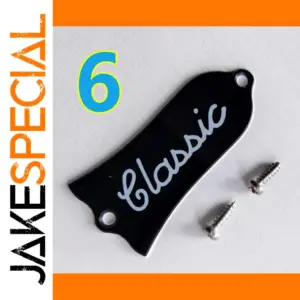 LP SG Electric Guitar Truss Rod Cover Black Classic
