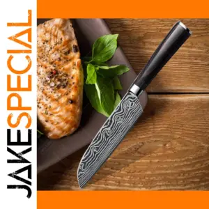 Professional Santoku Kitchen Knife 7cr17 Steel