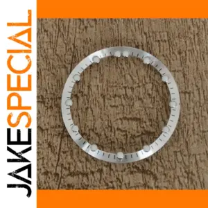 28.5mm Silver Stainless Steel Watch Bezel