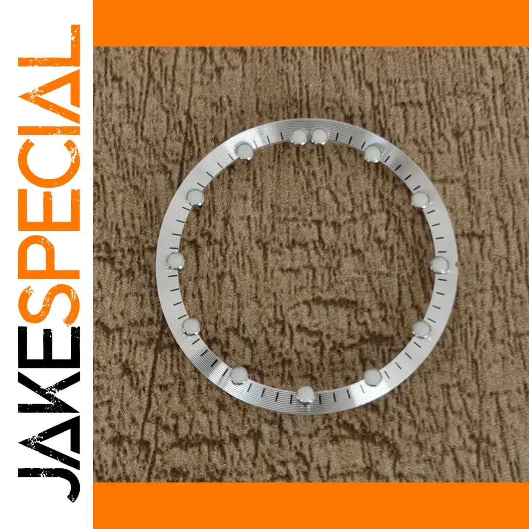 28.5mm Silver Stainless Steel Watch Bezel 1 28.5mm Silver Stainless Steel Watch Bezel