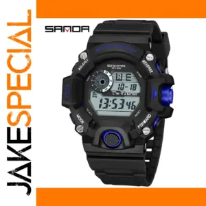 Sanda 326 Waterproof LED Display Sport Watch
