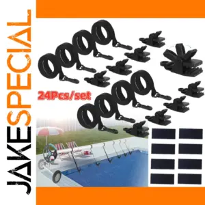 Pool Solar Cover Reel Attachment Kit 24 Pieces