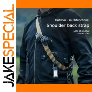 Khaki 1.3m Camping Hanging Rope for Outdoors