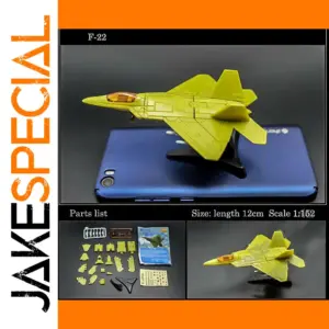 F-22 Fighter Raptor 4D Model Puzzle Figure