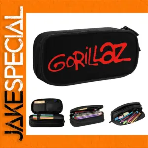 Gorillaz Stylish Pencil Case in Black