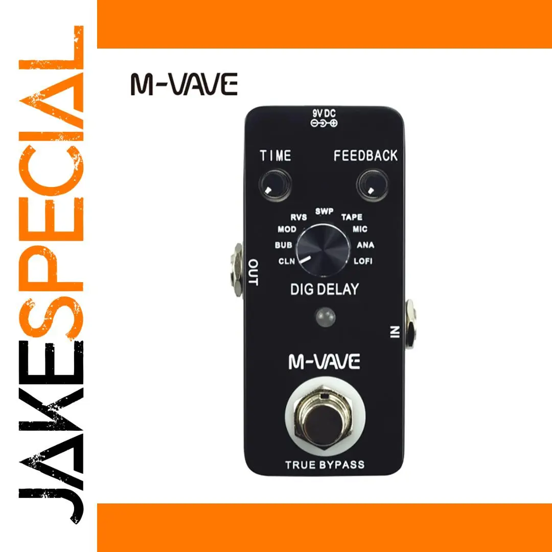 M-VAVE DIG DELAY Guitar Effect Pedal 1 M-VAVE DIG DELAY Guitar Effect Pedal