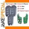 Flip Key Fob for Peugeot Citroen 433 MHz