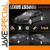 1:64 Lexus LS500h Black Diecast Model Car