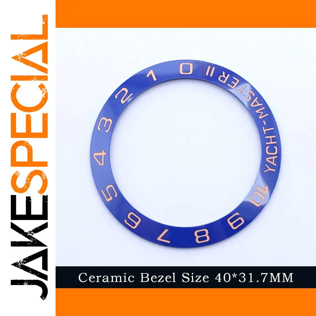 Blue-Green Ceramic GMT Diver's Watch Bezel 40mm 1 Blue-Green Ceramic GMT Diver's Watch Bezel 40mm