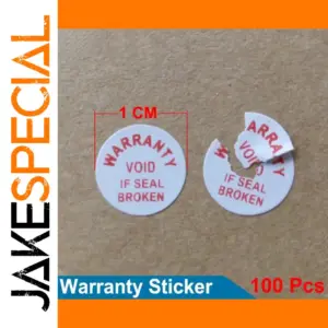 100 Pcs Warranty Void Seal Stickers 10mm