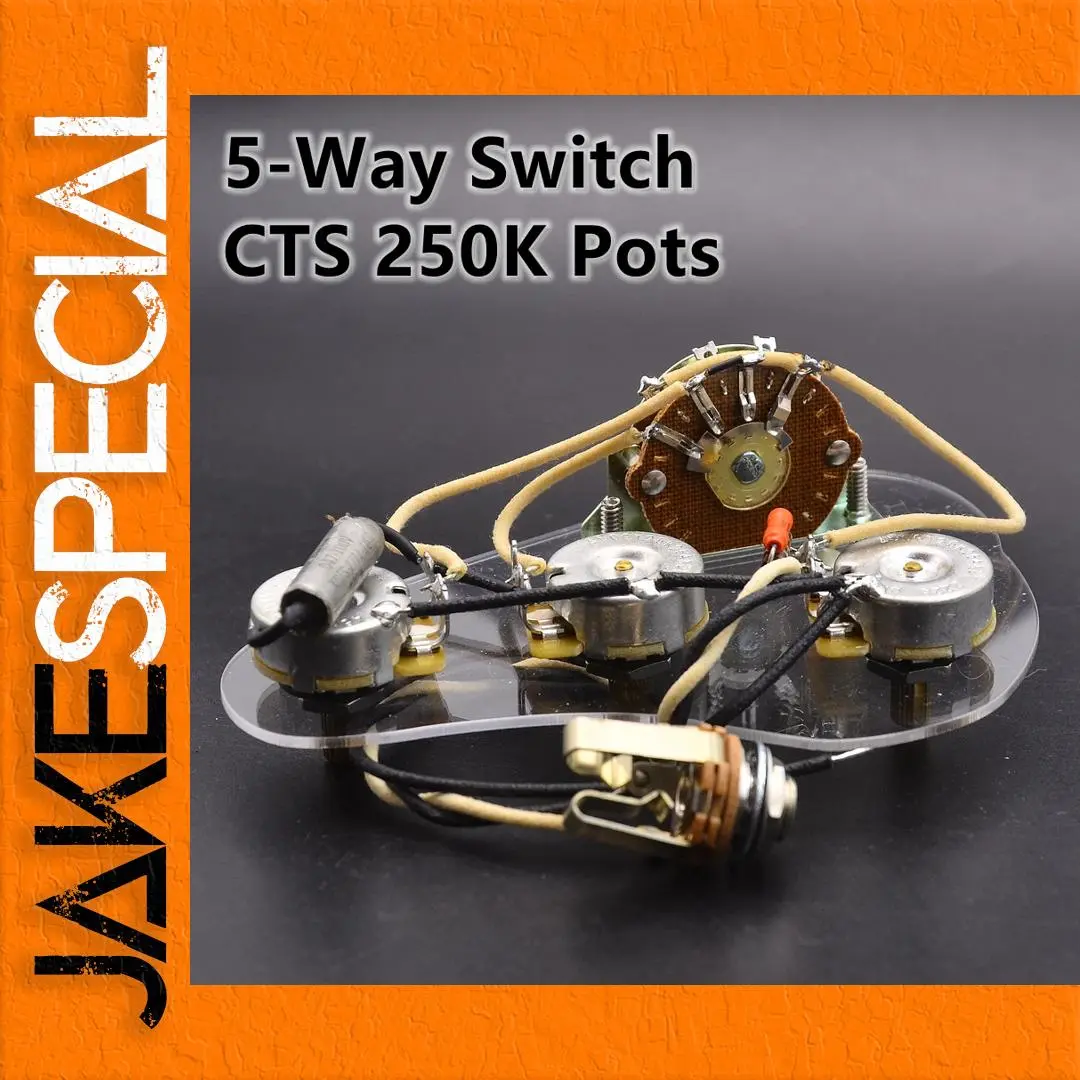 SSS Single Pickups Loaded Guitar Wiring Harness 1 SSS Single Pickups Loaded Guitar Wiring Harness