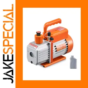 VEVOR Vacuum Pump with 0.35 qt Oil Bottle